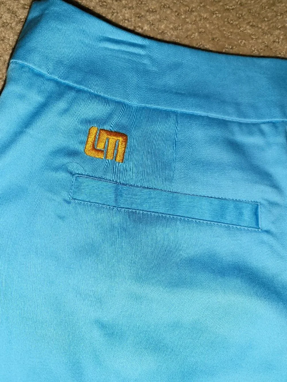 Loudmouth Ladies Blue Golf Skort NWT Size 12 Stretch Performance Skirt